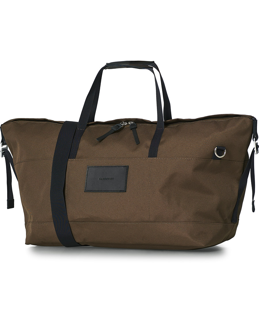 Homme | Sandqvist Milton Cordura Weekend Bag Olive | Sandqvist | Milton Cordura Weekend Bag Olive