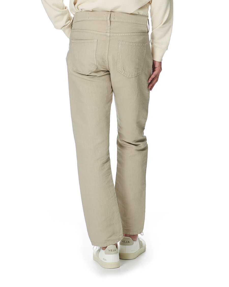 Homme | Pantalons | C.O.F. Studio | M5 Straight Panama Trousers Kitt