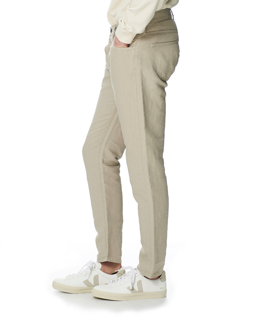 Homme | Pantalons | C.O.F. Studio | M5 Straight Panama Trousers Kitt