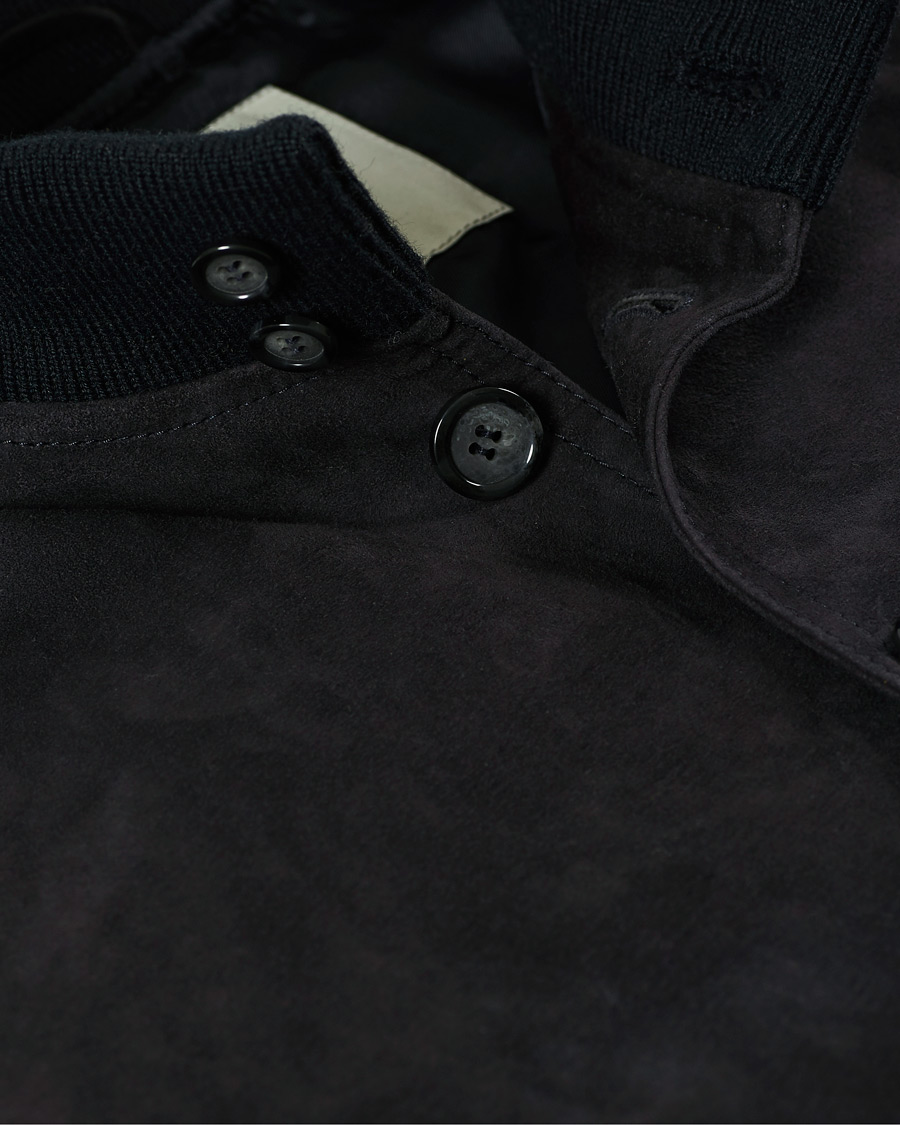 Homme | Manteaux Et Vestes | Valstar | Valstarino Suede Jacket Navy