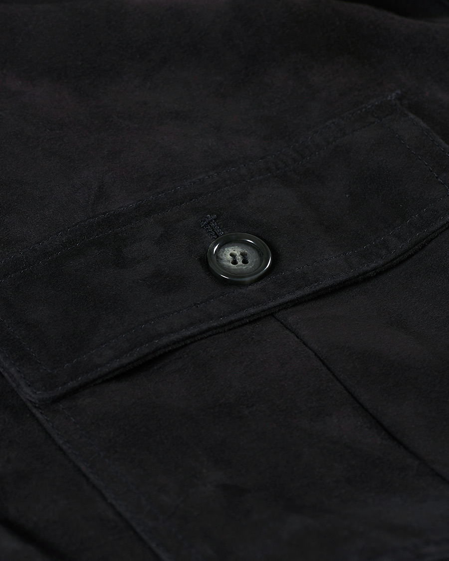 Homme | Manteaux Et Vestes | Valstar | Valstarino Suede Jacket Navy