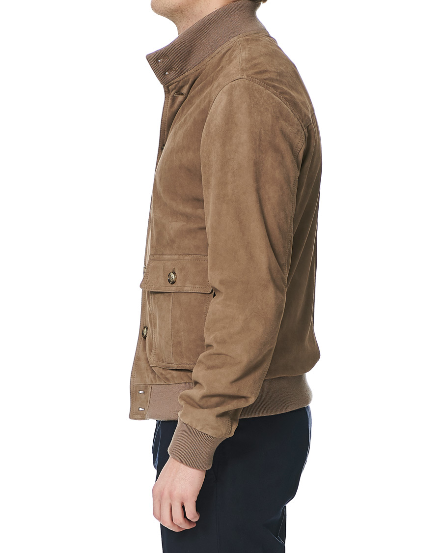 Homme | Manteaux Et Vestes | Valstar | Valstarino Suede Jacket Beige