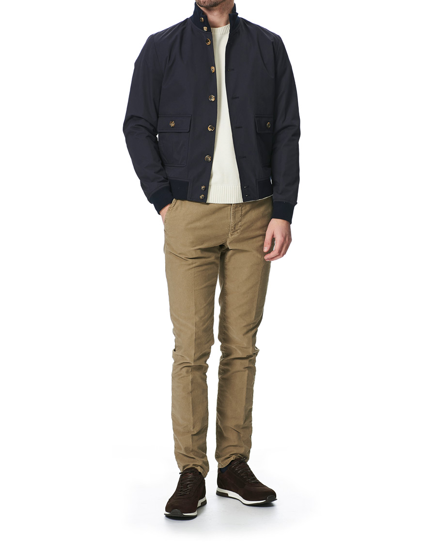 Homme | Manteaux Et Vestes | Valstar | Valstarino Water Repellent Cotton Jacket Navy