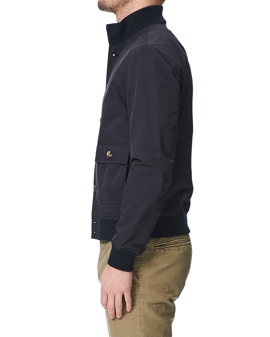 Homme | Manteaux Et Vestes | Valstar | Valstarino Water Repellent Cotton Jacket Navy