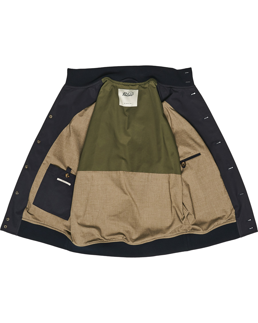 Homme | Manteaux Et Vestes | Valstar | Valstarino Water Repellent Cotton Jacket Navy