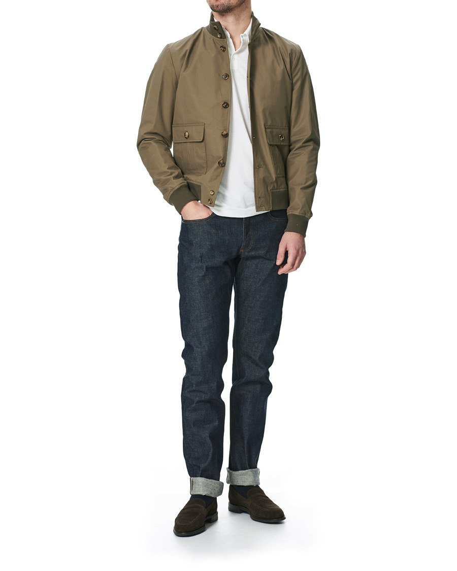 Homme | Manteaux Et Vestes | Valstar | Valstarino Water Repellent Cotton Jacket Olive