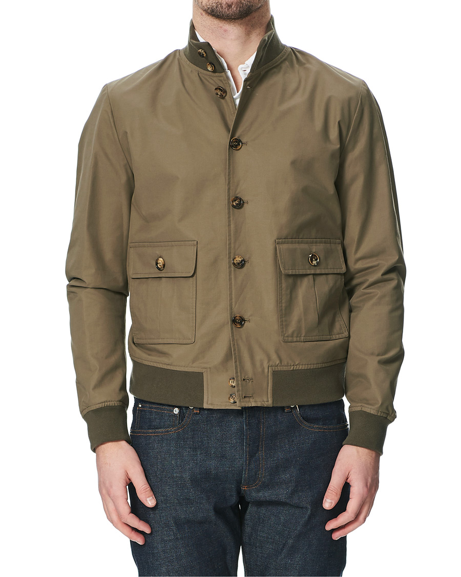 Homme | Manteaux Et Vestes | Valstar | Valstarino Water Repellent Cotton Jacket Olive