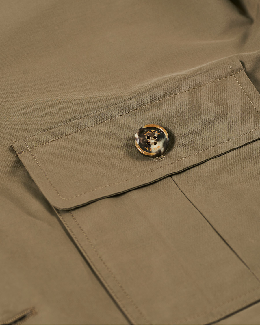 Homme | Manteaux Et Vestes | Valstar | Valstarino Water Repellent Cotton Jacket Olive