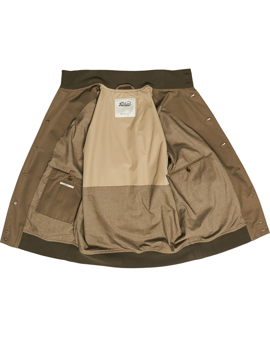 Homme | Manteaux Et Vestes | Valstar | Valstarino Water Repellent Cotton Jacket Olive