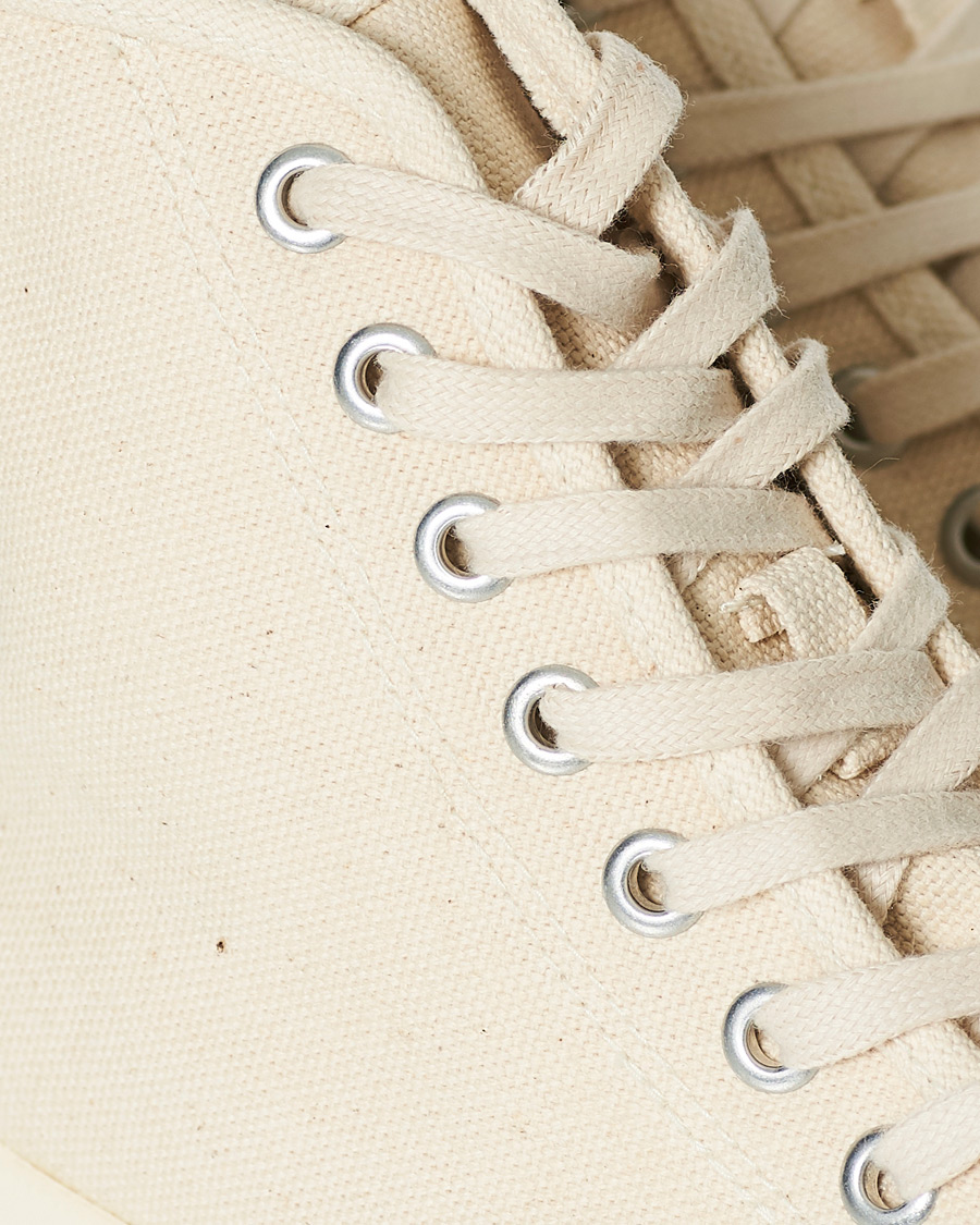 Heren | Superga Artifact MS Japanese Canvas High Sneaker White Mastice | Superga | Artifact MS Japanese Canvas High Sneaker White Mastice