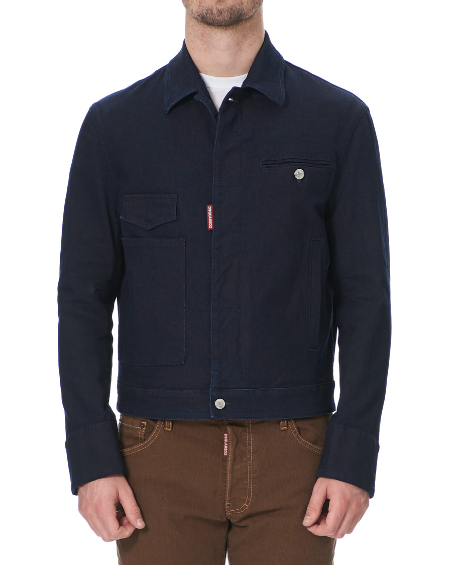 Heren | Jassen | Dsquared2 | Aviator Jacket Blue
