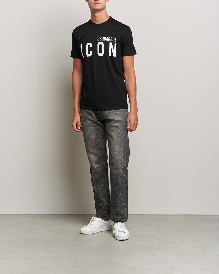 Homme | T-shirts | Dsquared2 | Icon Logo Tee Black
