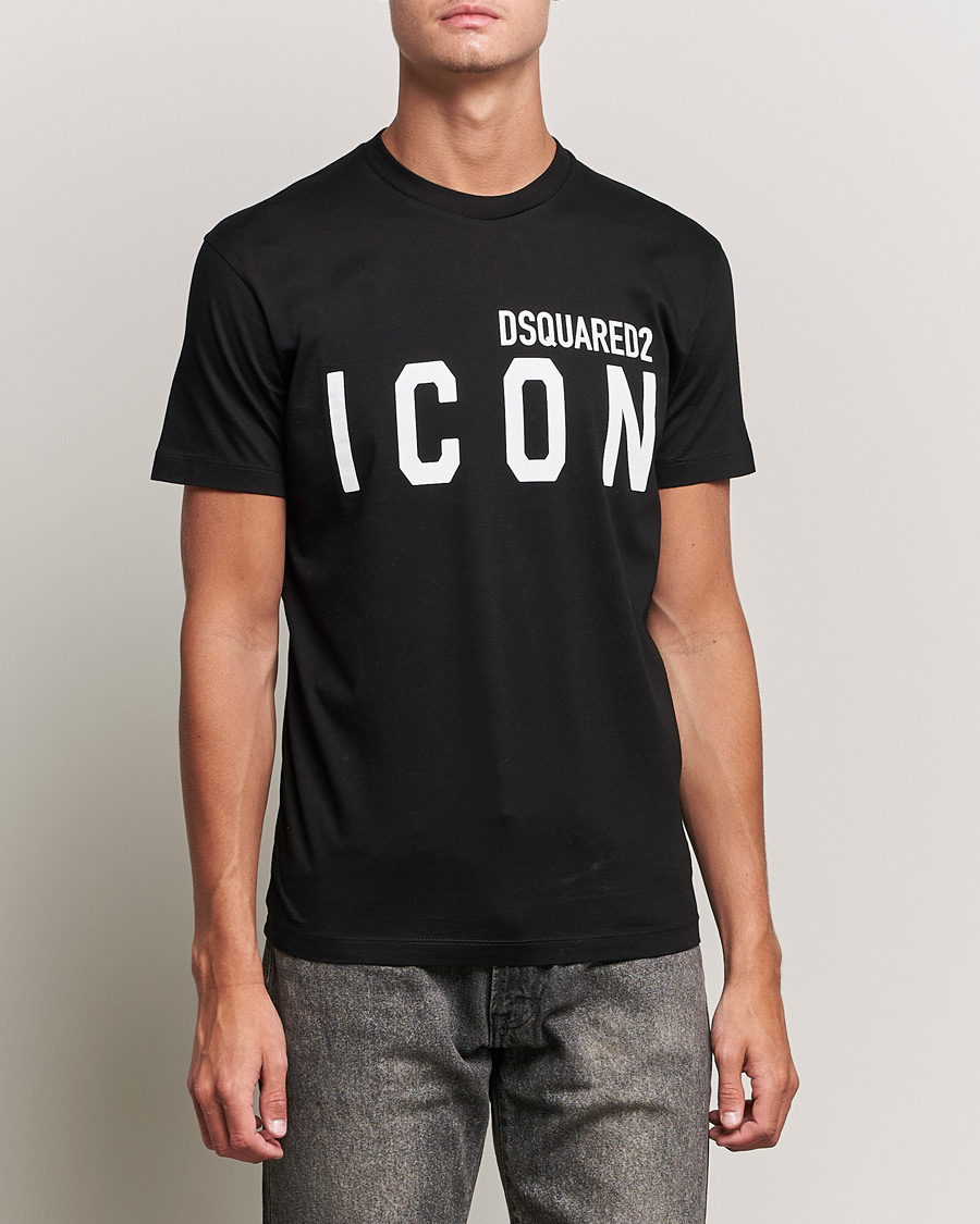 Homme | T-shirts | Dsquared2 | Icon Logo Tee Black