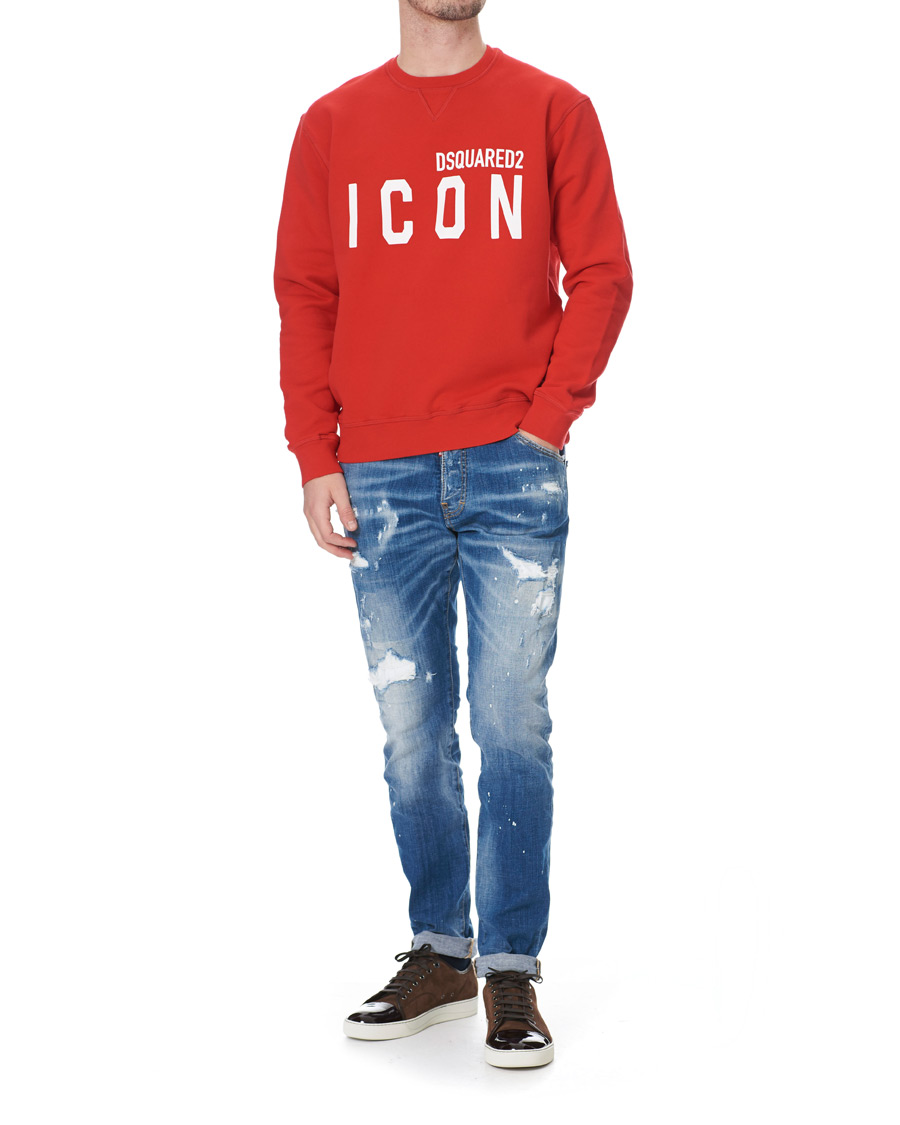 Homme | Pulls Et Tricots | Dsquared2 | Icon Sweatshirt Red