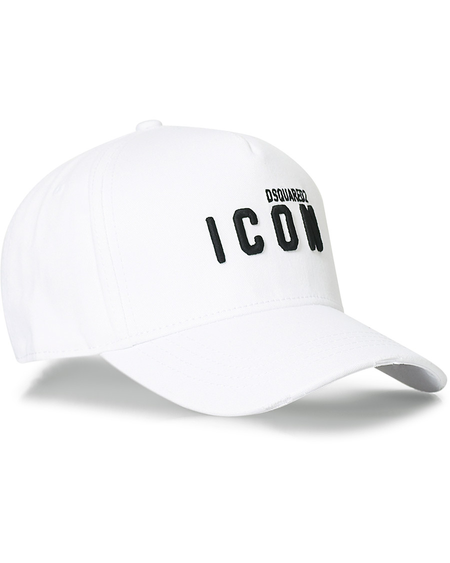 Homme | Dsquared2 Icon Baseball Cap White | Dsquared2 | Icon Baseball Cap White