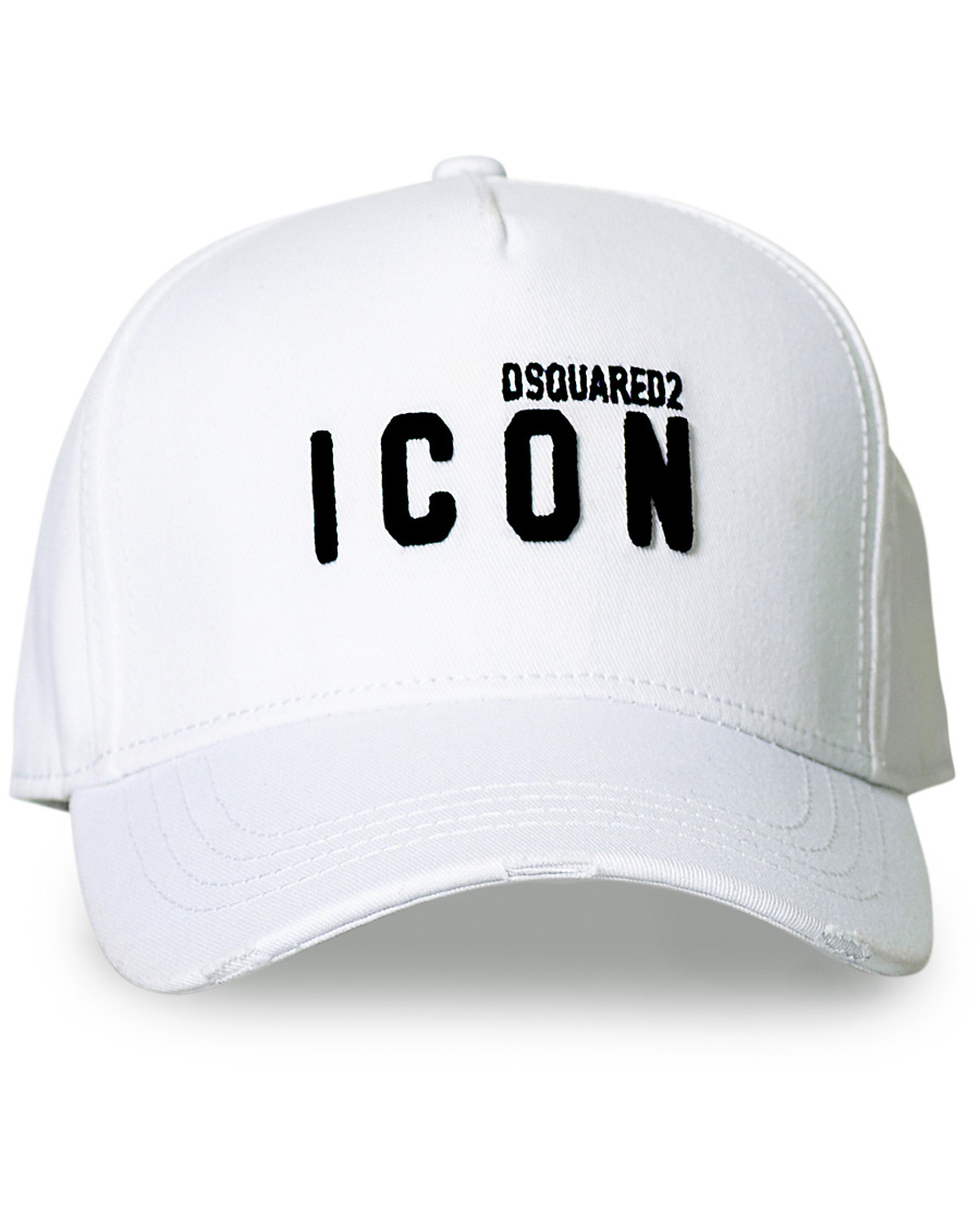 Homme | Dsquared2 Icon Baseball Cap White | Dsquared2 | Icon Baseball Cap White