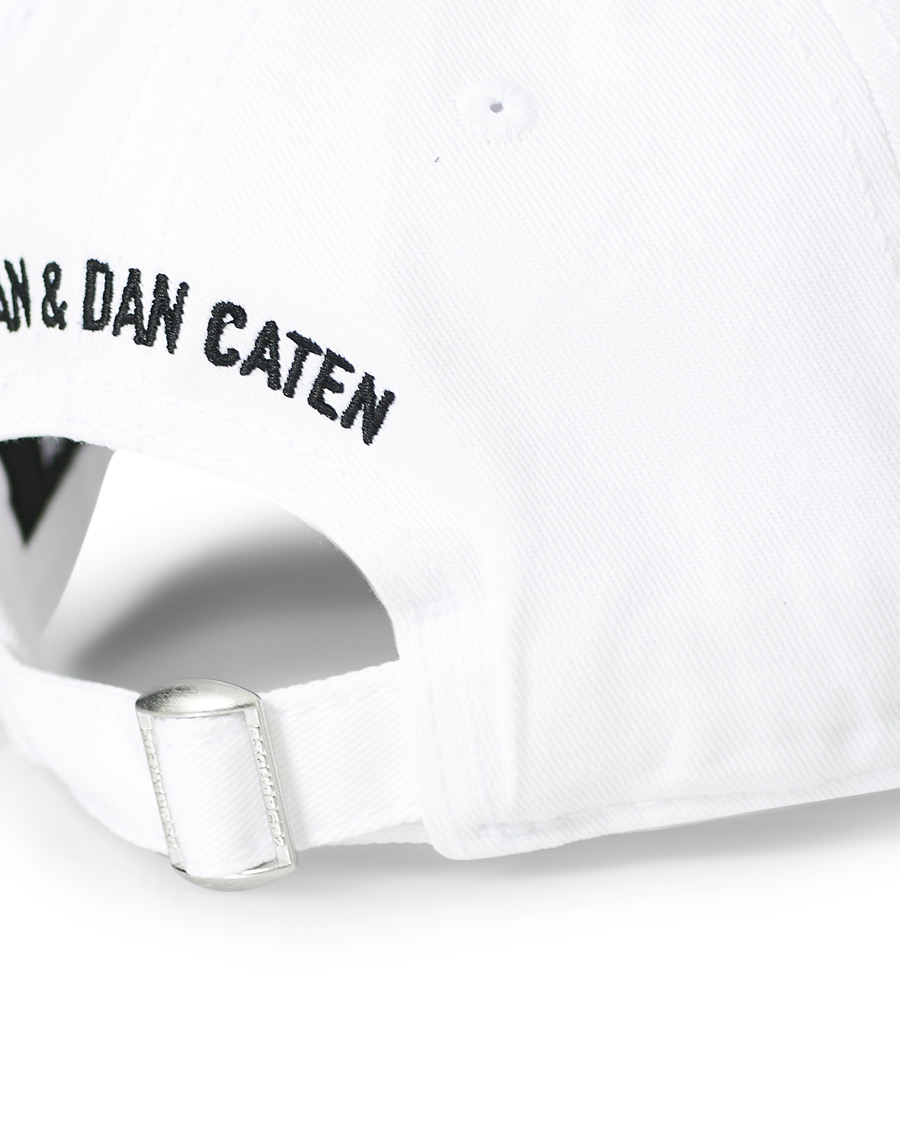 Homme | Dsquared2 Icon Baseball Cap White | Dsquared2 | Icon Baseball Cap White