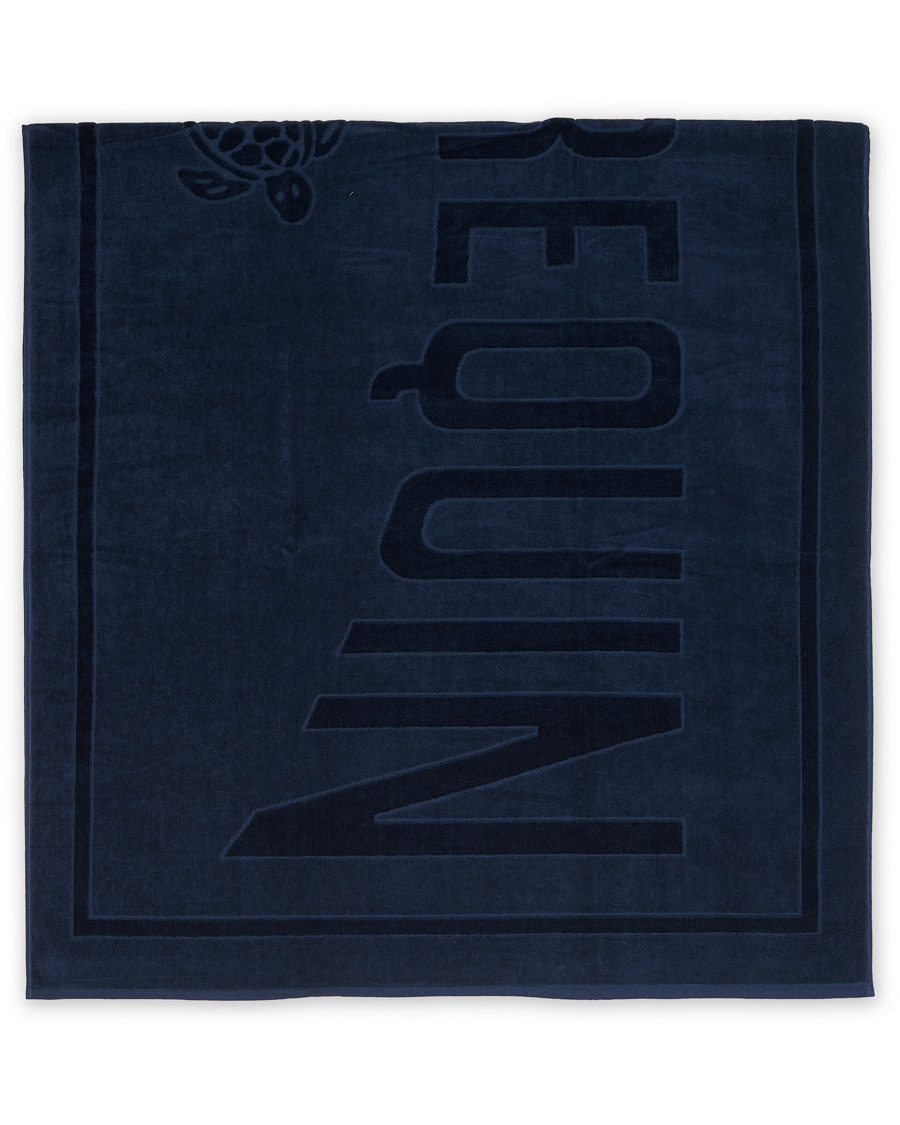 Homme | Vilebrequin Terry Cloth Beach Towel Bleu Marine | Vilebrequin | Terry Cloth Beach Towel Bleu Marine
