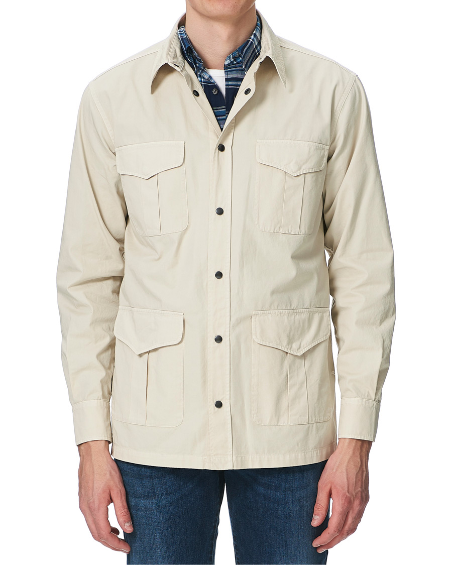 Homme | Chemises | Aspesi | Hercules Cotton Safari Shirt Sand