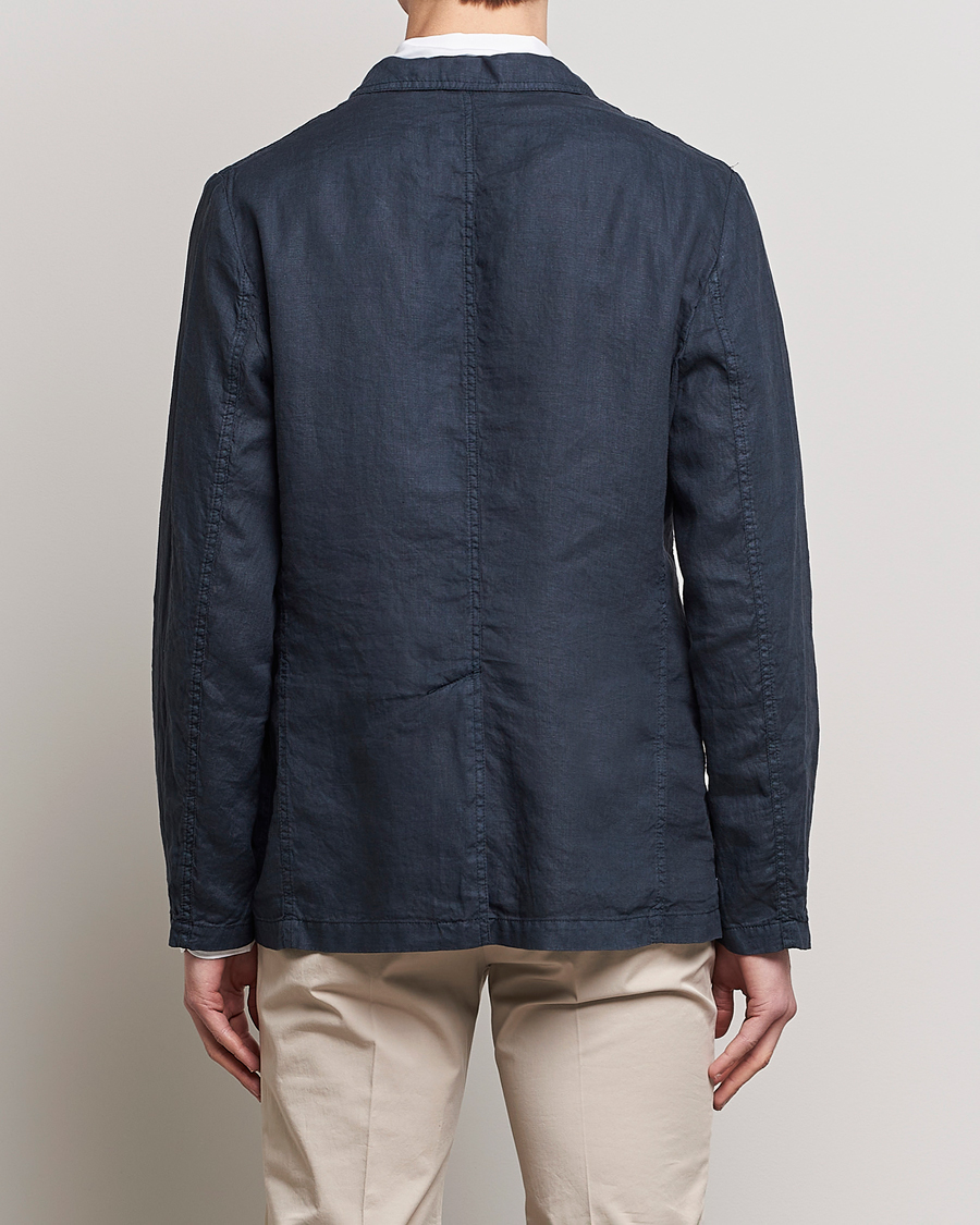 Homme | Blazers | Aspesi | Samuraki Linen Blazer Navy