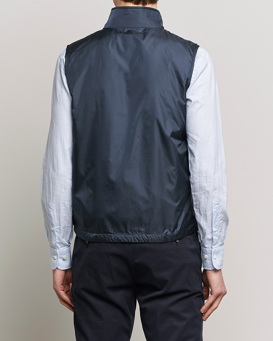 Homme | Gilets | Aspesi | Vernes Nylon Gilet Navy