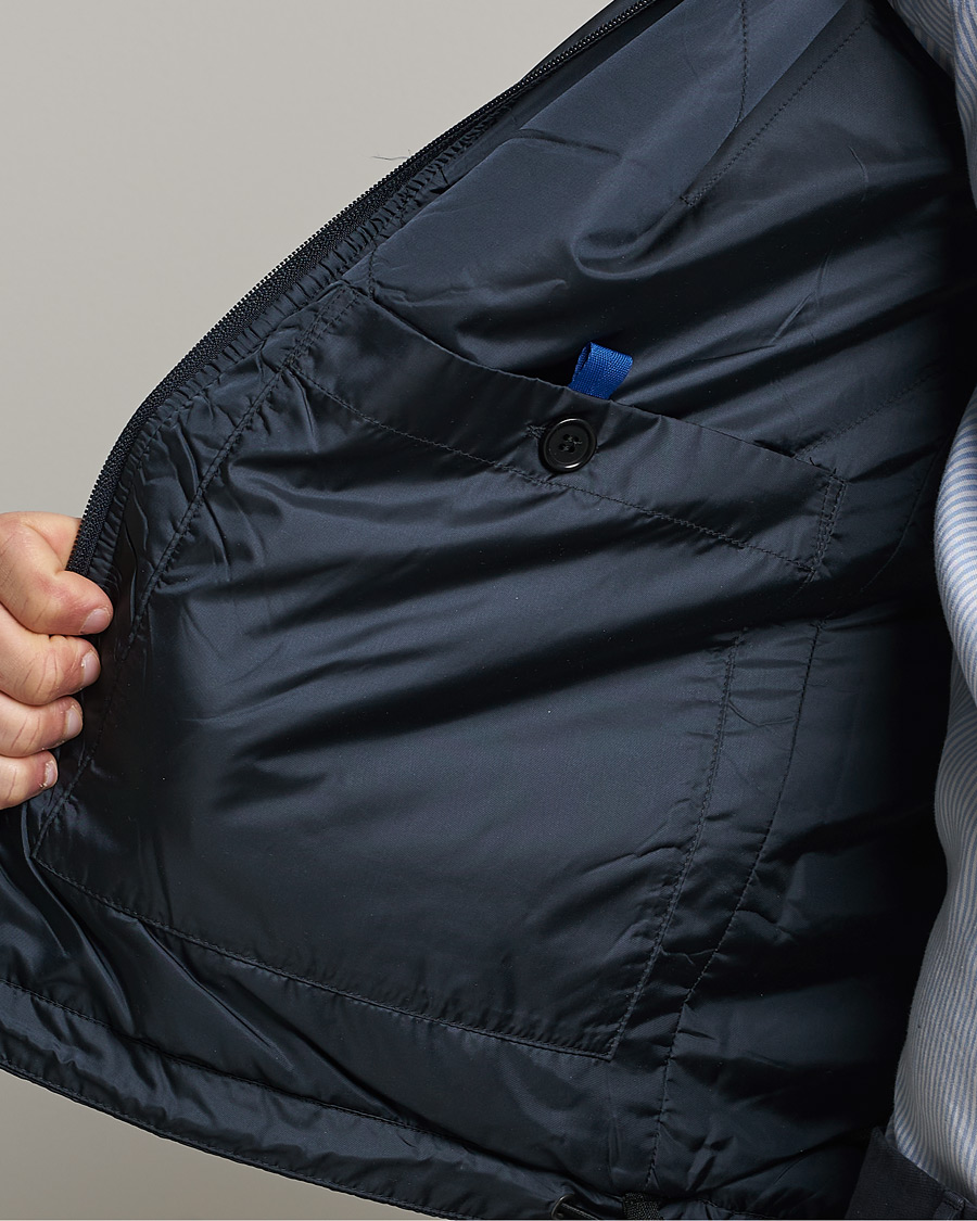 Homme | Gilets | Aspesi | Vernes Nylon Gilet Navy