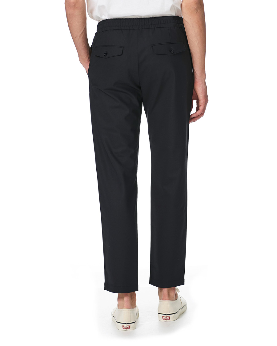 Homme | Pantalons | NN07 | Foss Drawstring Trousers Navy
