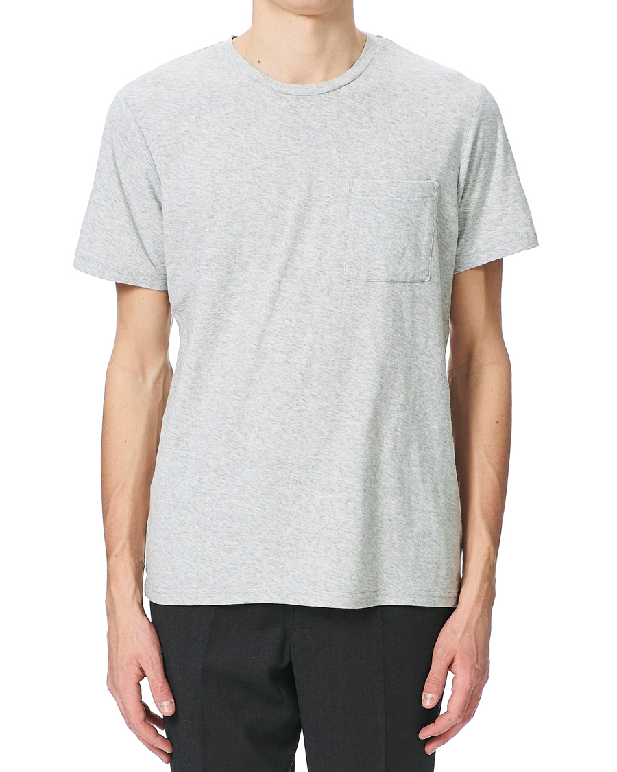 Homme | T-shirts | NN07 | Aspen Crew Neck Tee Light Grey Melange