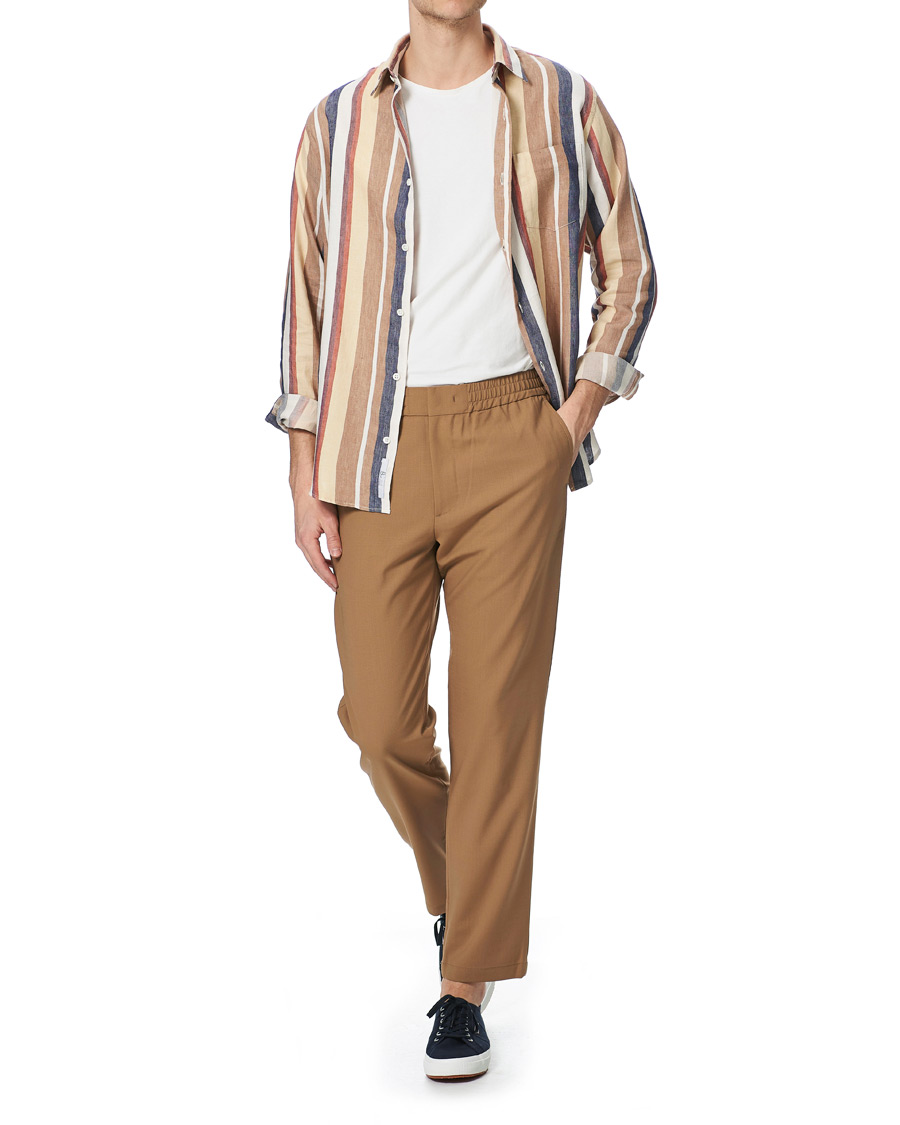 Homme | Chemises | NN07 | Errico Linen Shirt Multi Stripe