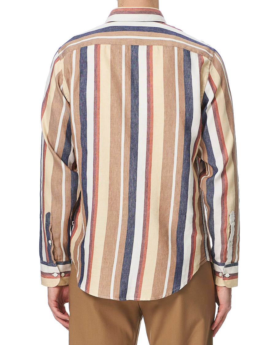 Homme | Chemises | NN07 | Errico Linen Shirt Multi Stripe