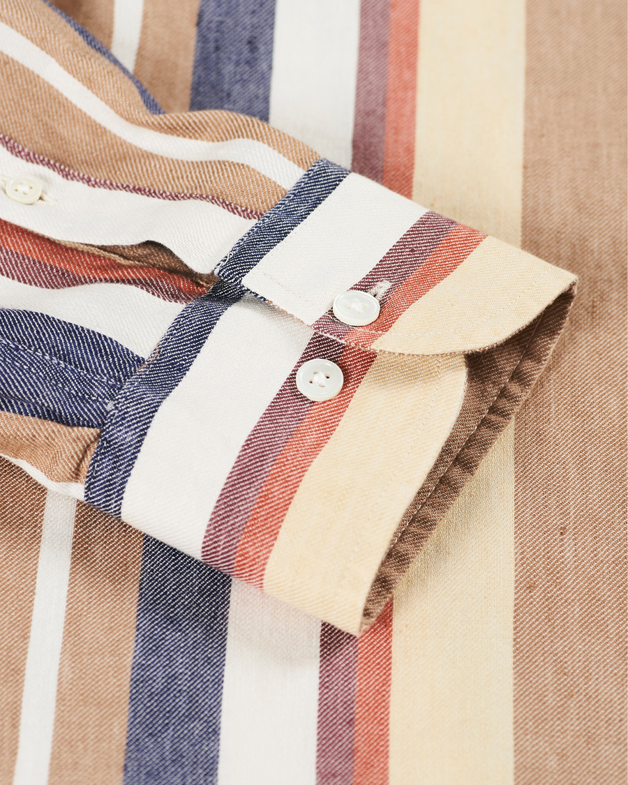 Homme | Chemises | NN07 | Errico Linen Shirt Multi Stripe