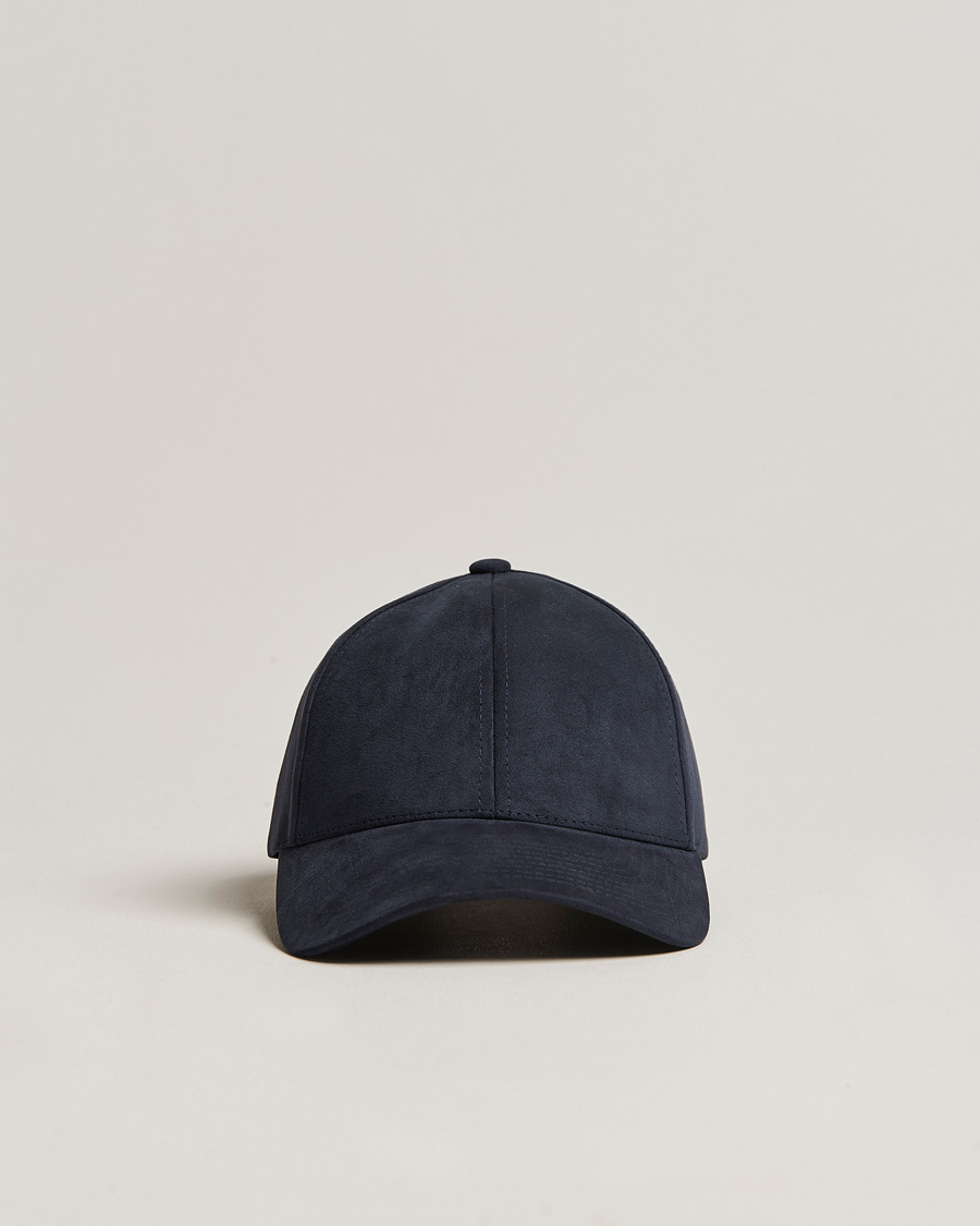 Heren | Varsity Headwear Alcantara Baseball Cap Space Blue | Varsity Headwear | Alcantara Baseball Cap Space Blue
