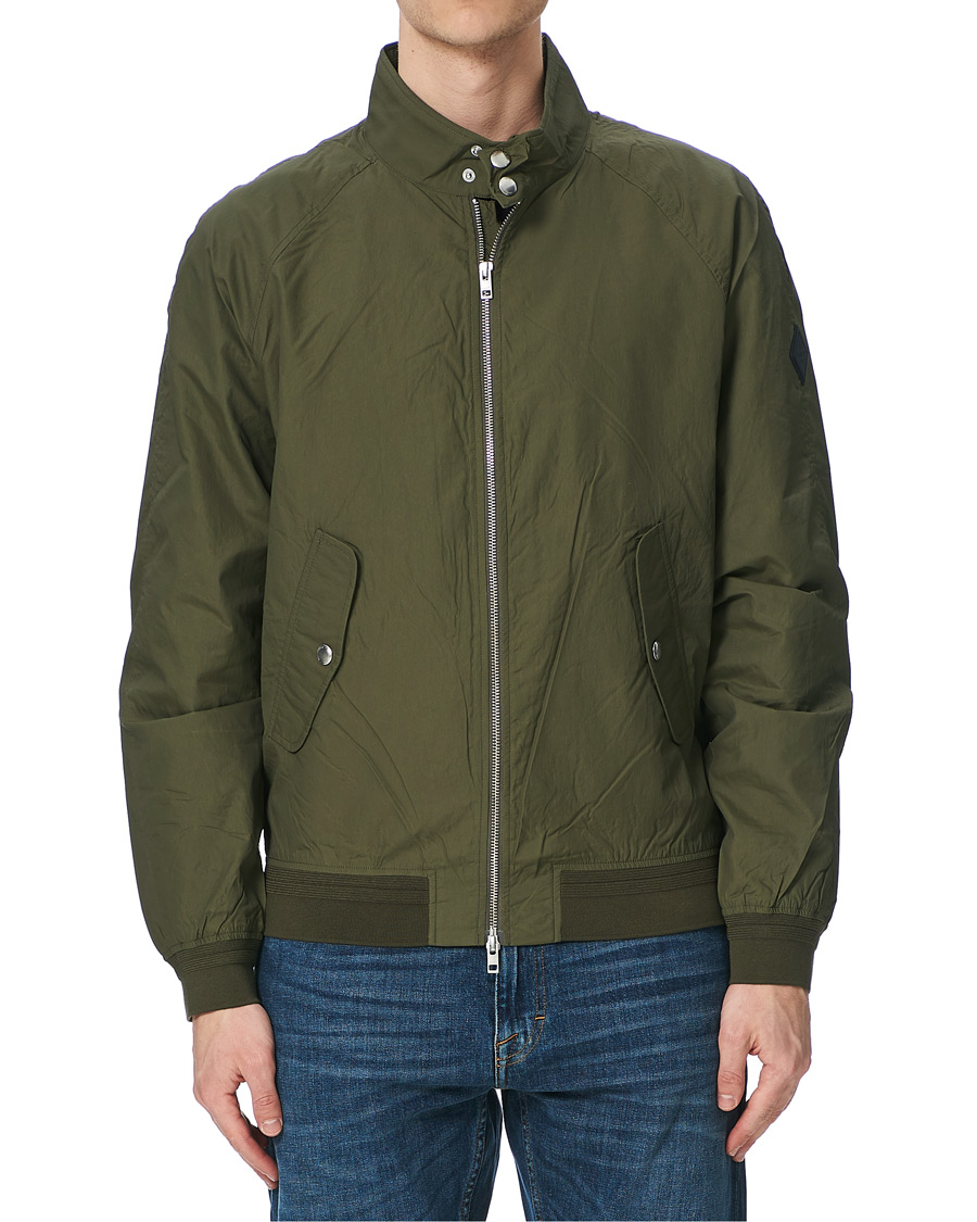 Homme | Manteaux Et Vestes | GANT | Nylon Harrington Jacket Dark Leaf