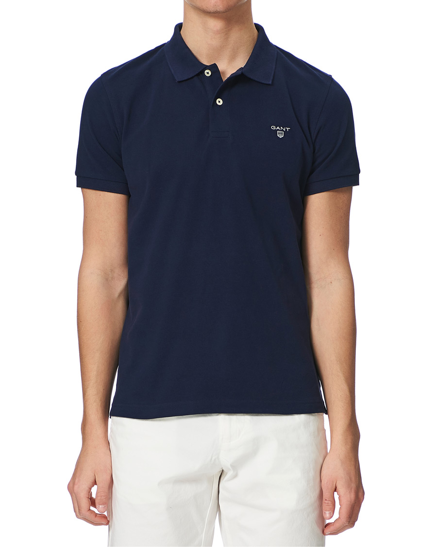 Homme | Polos | GANT | The Summer Polo Evening Blue