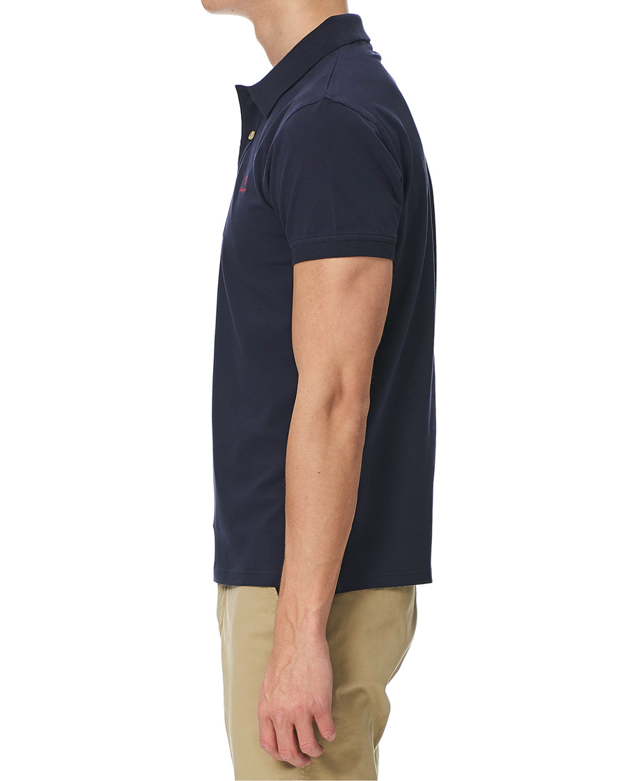 Homme | Polos | GANT | Contrast Collar Polo Evening Blue
