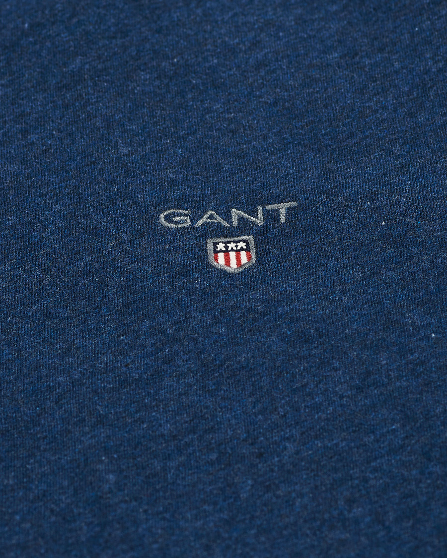Heren | T-shirts | GANT | The Original Tee Marine Melange