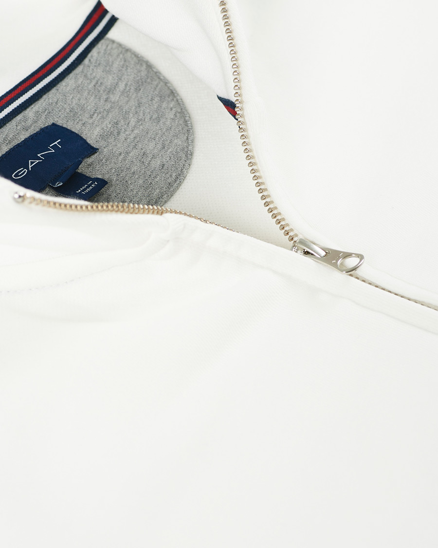 Homme | Pulls Et Tricots | GANT | Original Shield Logo Full-Zip Sweater Eggshell