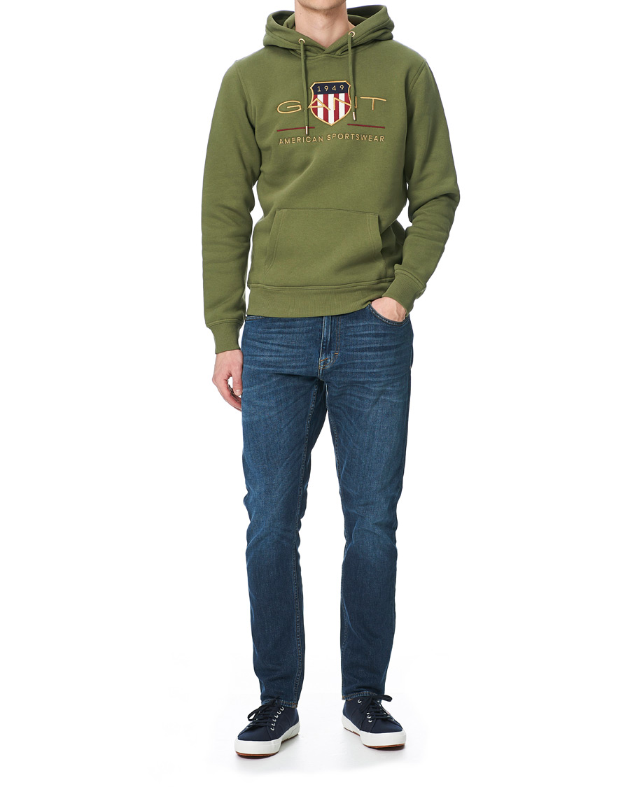 Homme | Pulls Et Tricots | GANT | Archive Shield Hoodie Four Leaf Green