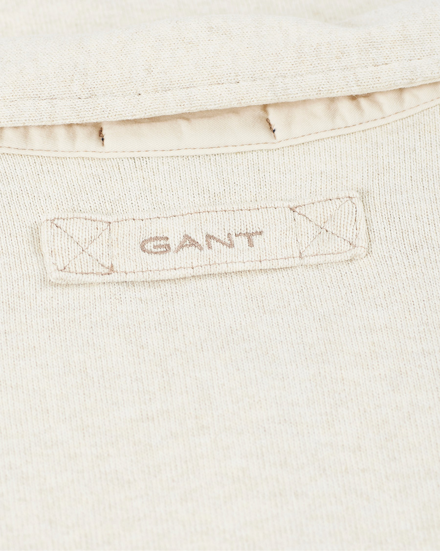 Homme | Pulls Et Tricots | GANT | Pocket Half-Zip Sweater Seed melange