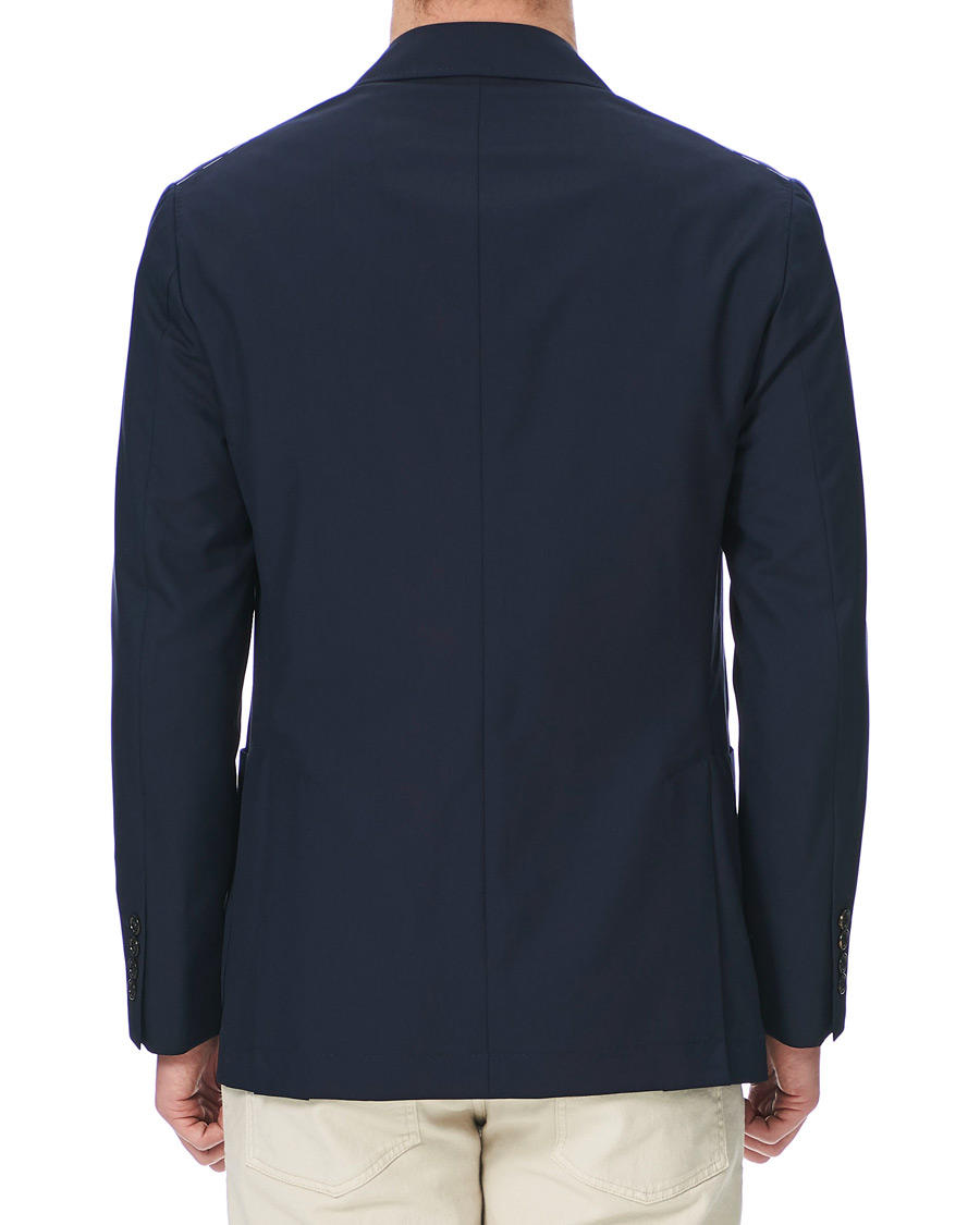 Homme | Blazers | Brunello Cucinelli | Super 120s Wool Double Breasted Blazer Navy