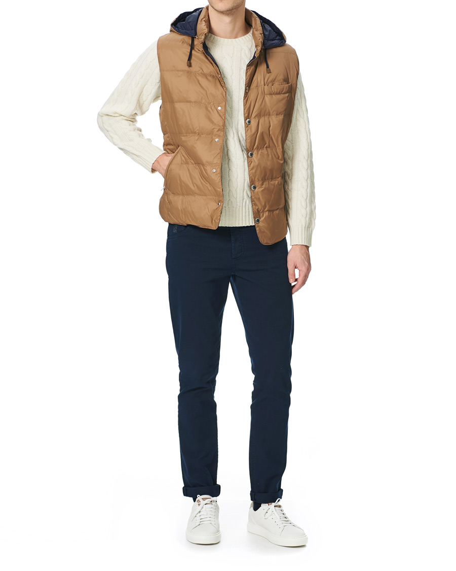 Homme | Pantalons | Brunello Cucinelli | Slim Fit 5-Pocket Twill Pants Navy
