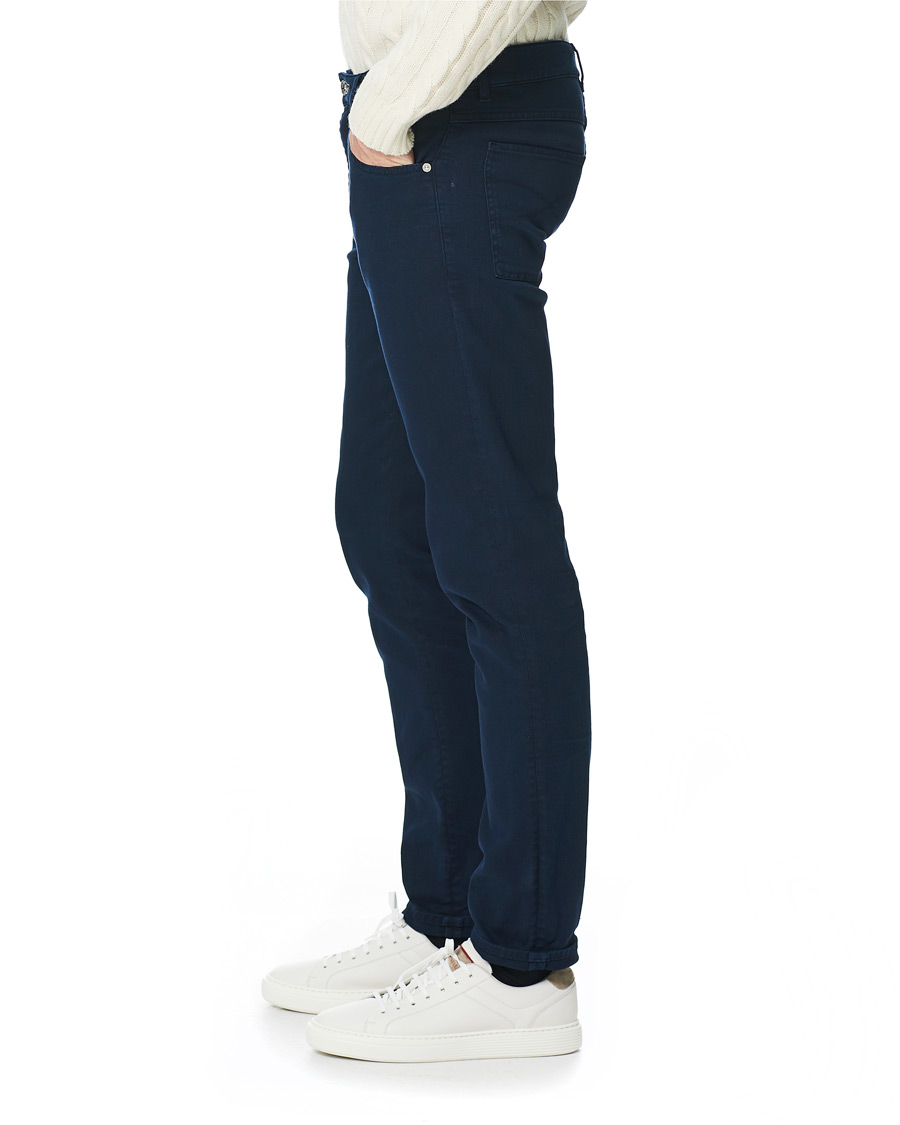 Homme | Pantalons | Brunello Cucinelli | Slim Fit 5-Pocket Twill Pants Navy
