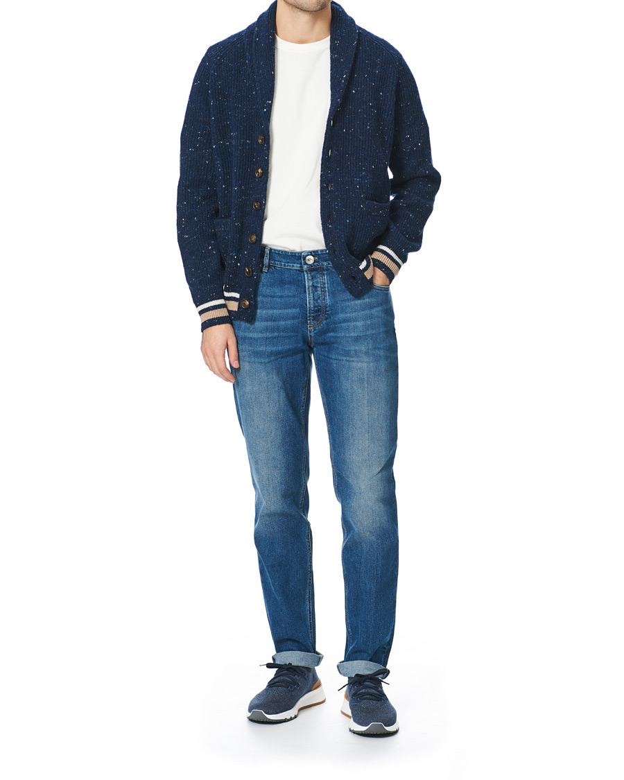 Homme | Jeans | Brunello Cucinelli | Slim Fit Jeans Medium Wash