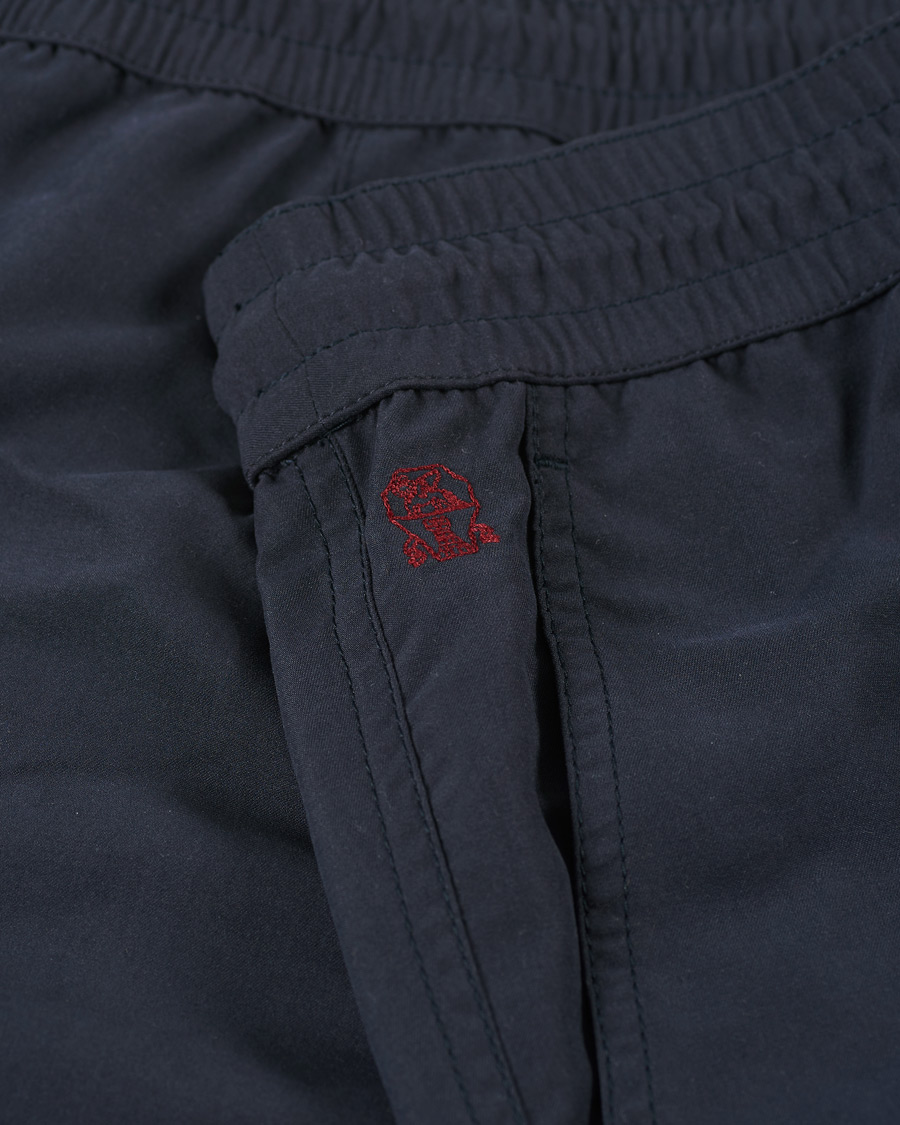 Heren | Zwembroek | Brunello Cucinelli | Drawstring Swim Trunks Navy
