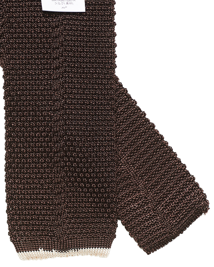 Homme | Brunello Cucinelli Knitted Tie Brown | Brunello Cucinelli | Knitted Tie Brown