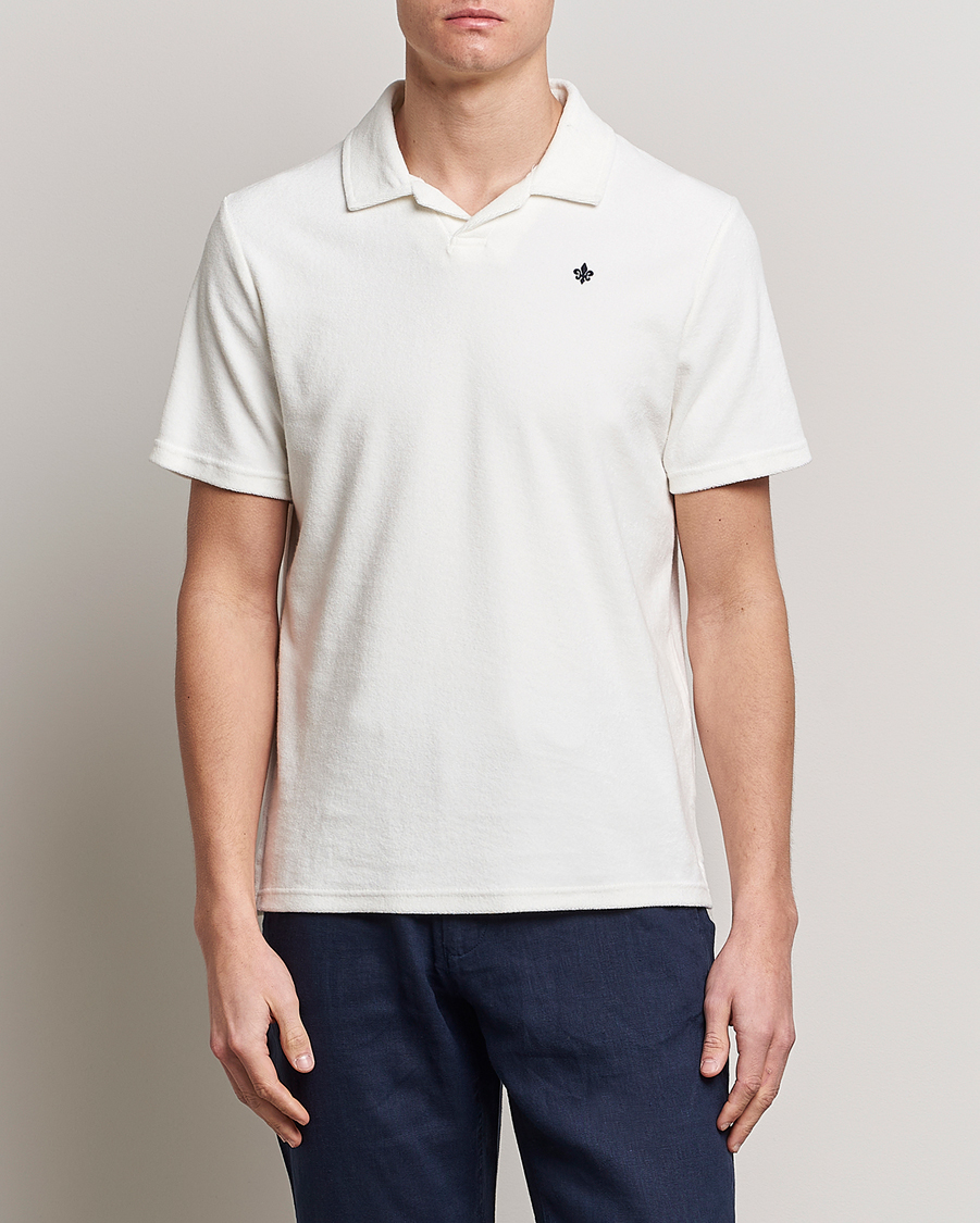 Homme | Polos | Morris | Delon Terry Jersey Polo Off White