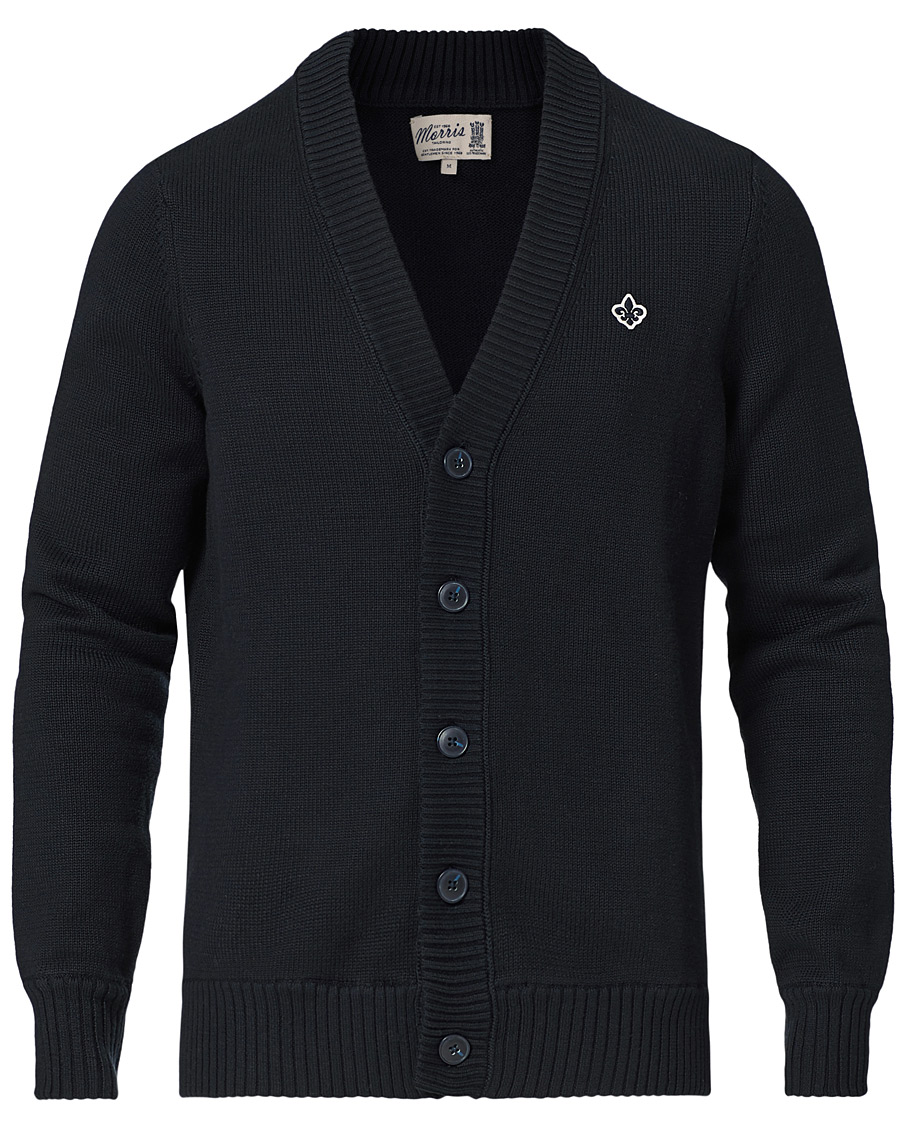 Homme | Pulls Et Tricots | Morris | Marvell Cardigan Old Blue