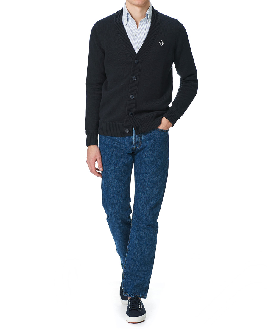 Homme | Pulls Et Tricots | Morris | Marvell Cardigan Old Blue