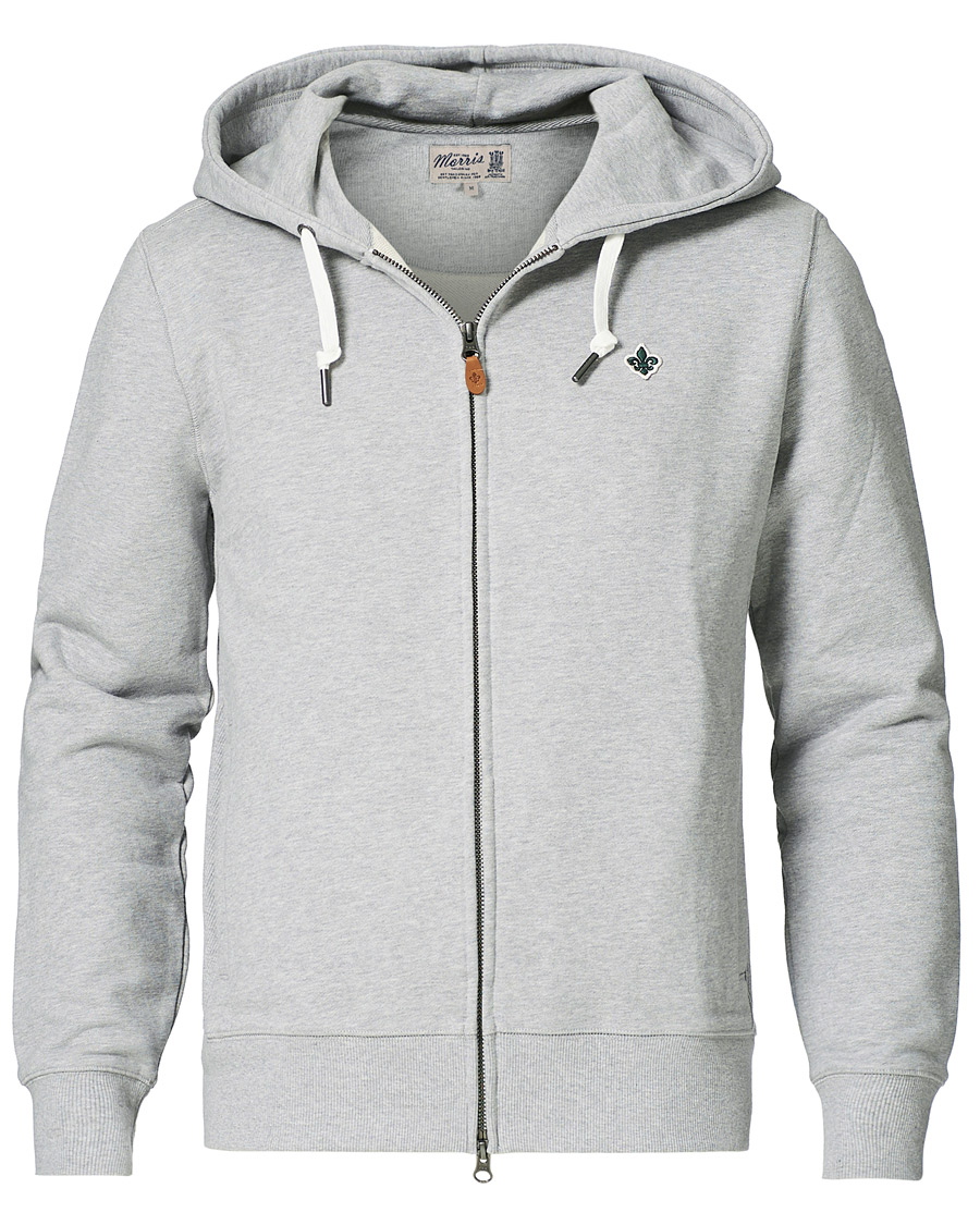 Homme | Pulls Et Tricots | Morris | Berkley Full-Zip Hoodie Grey Melange