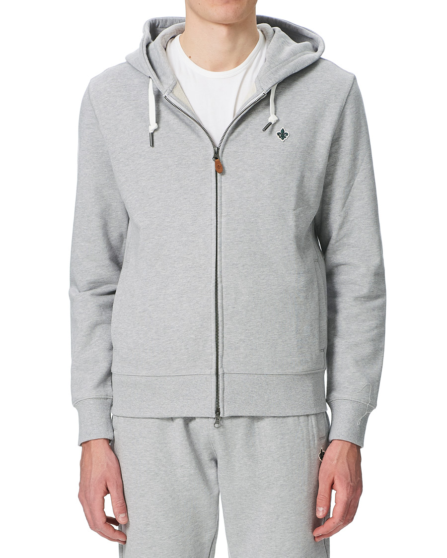 Homme | Pulls Et Tricots | Morris | Berkley Full-Zip Hoodie Grey Melange